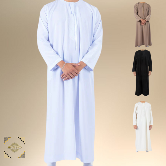 Qamis Émirati Blanc – Élégance et Tradition