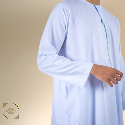 Qamis Émirati Blanc – Élégance et Tradition