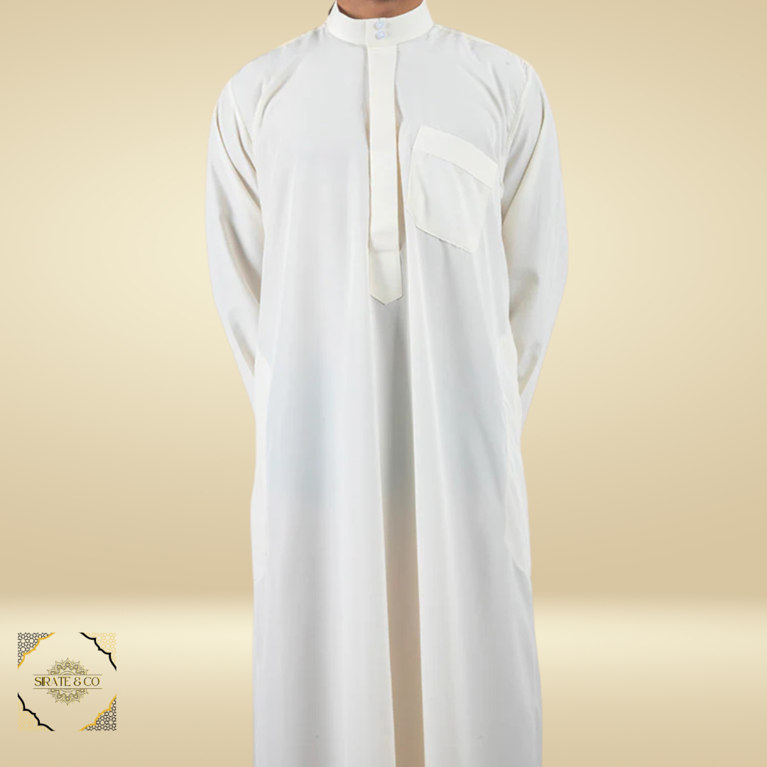 Qamis Classique Beige – Élégance et Simplicité